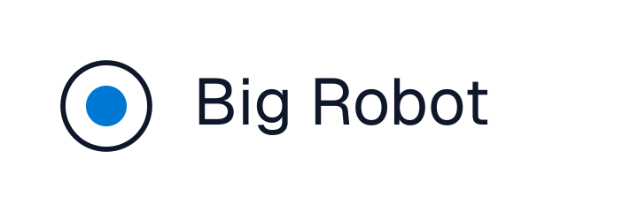 Big Robot full logo PNG for light mode