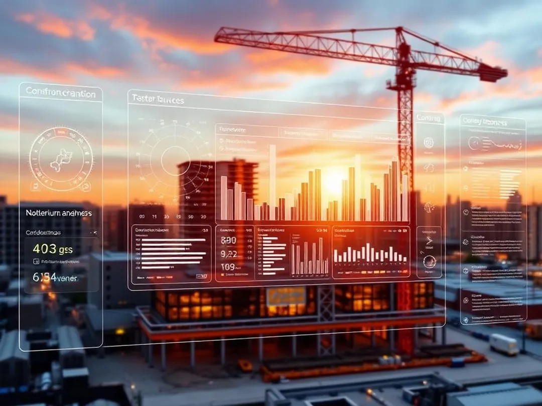 Integrated construction technology dashboard