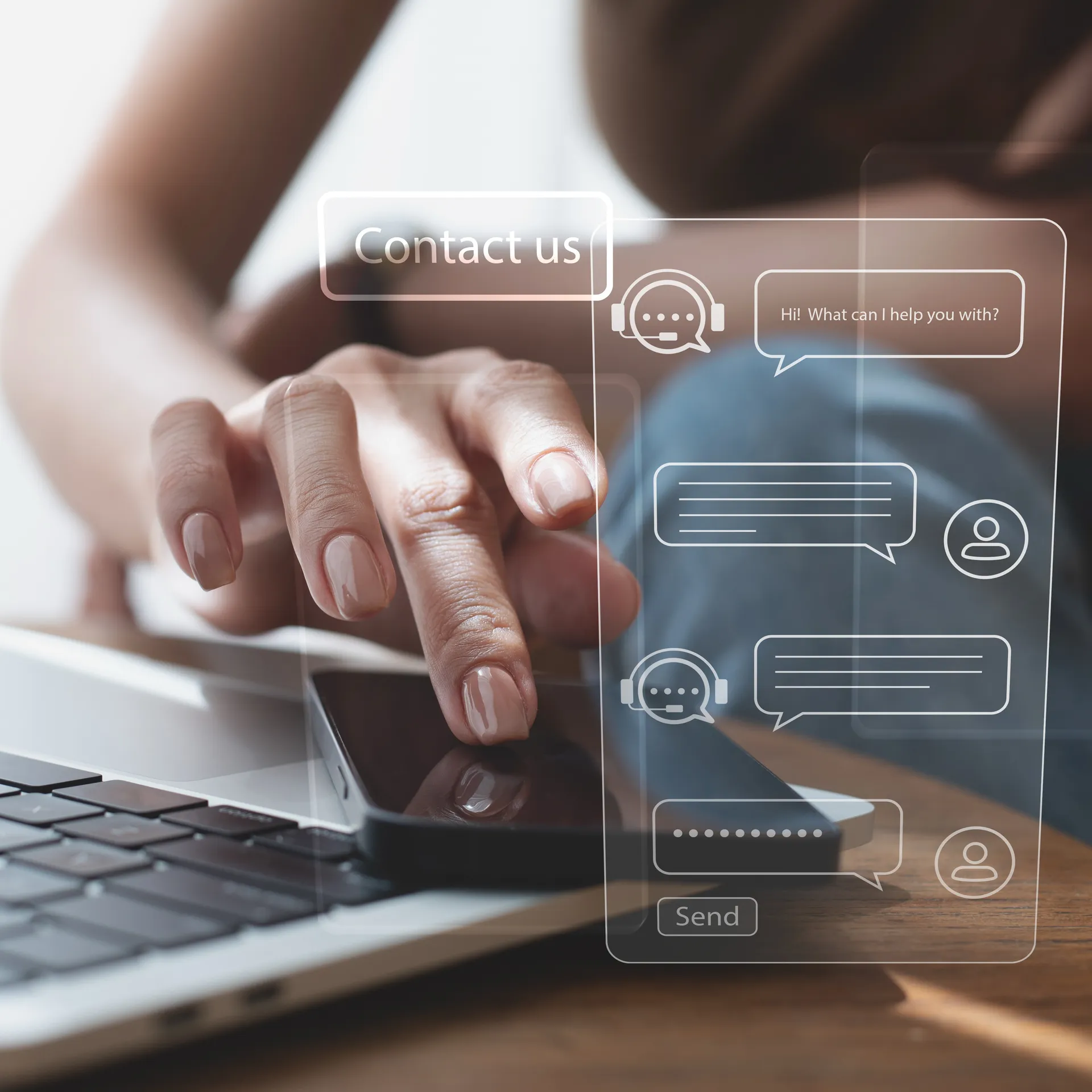 AI Assistant visualization